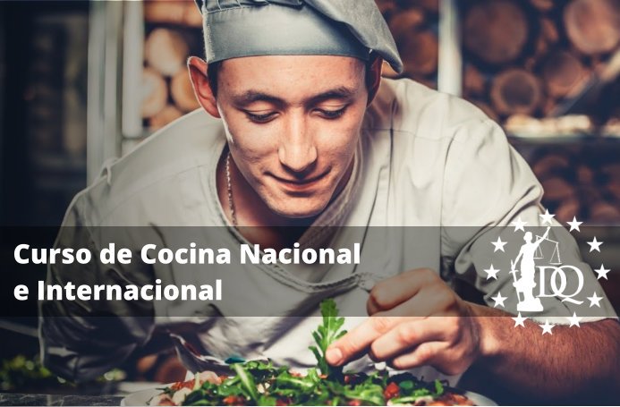 Curso de Cocina Nacional e Internacional