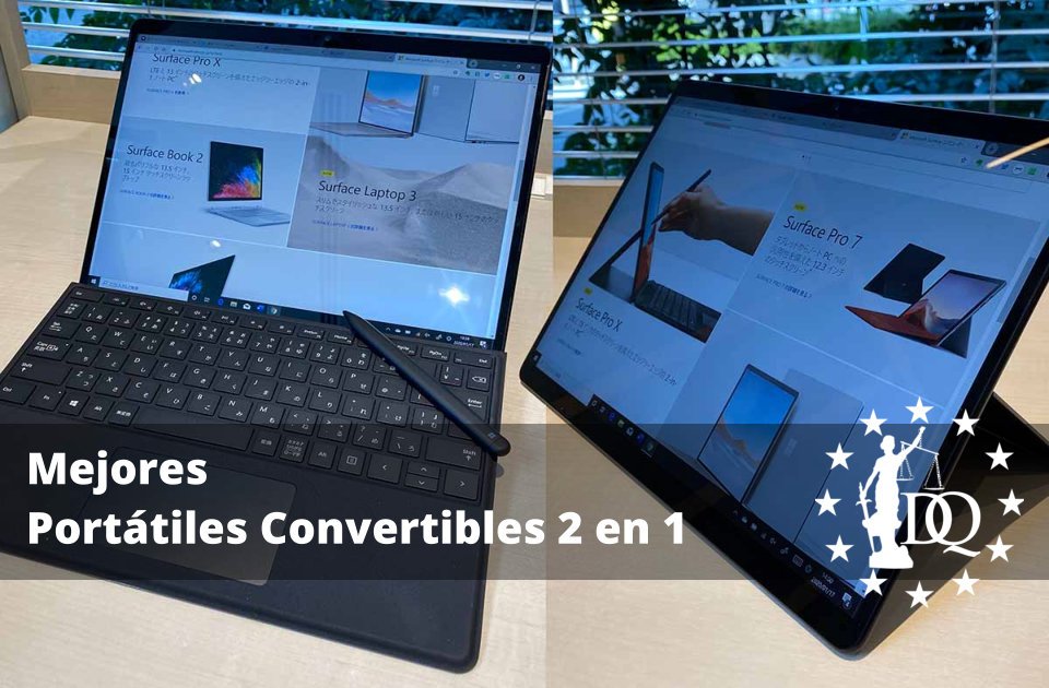 Mejores Portátiles Convertibles 2 en 1