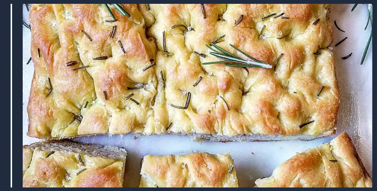 Focaccia para sándwiches