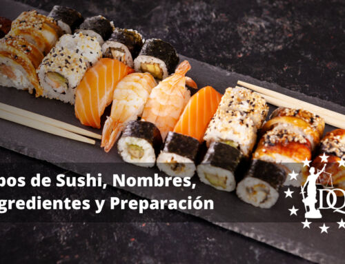 Tipos de Sushi y sus Nombres e Ingredientes y Preparación
